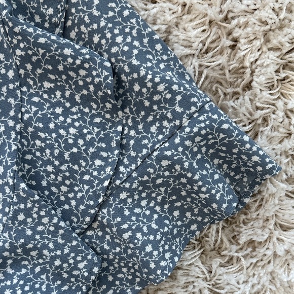 Floral Ruffle Strapless Dress - Picture 2 of 5